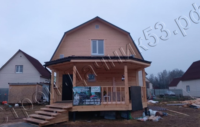 2 Брусовая баня Б-45, 9х6м, 78,9 М², Московская область, Чеховский район, деревня Перхурово (5)